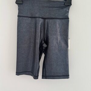 DKNY Heathered Gray Activewear Shorts